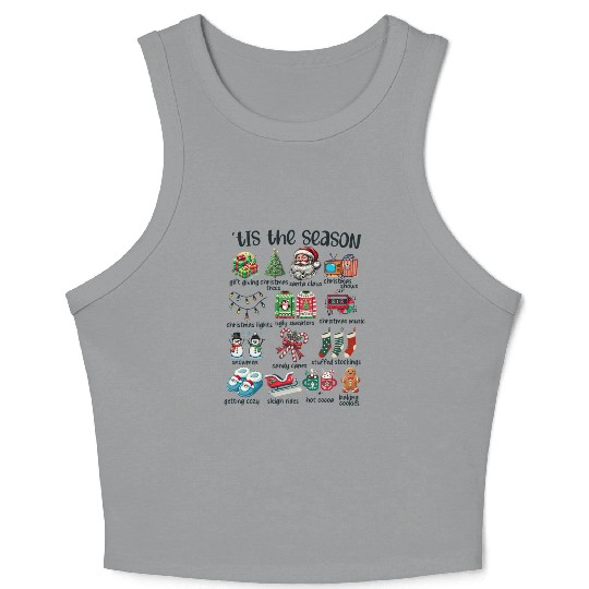 Tis The Season Low Crop Tank Top