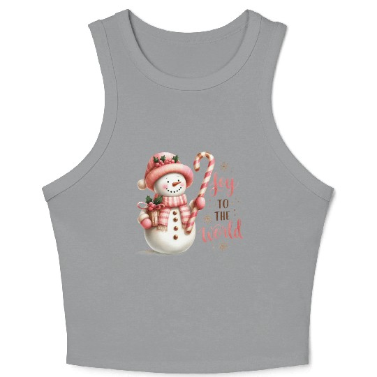 Joy To The World Crop Tank Top
