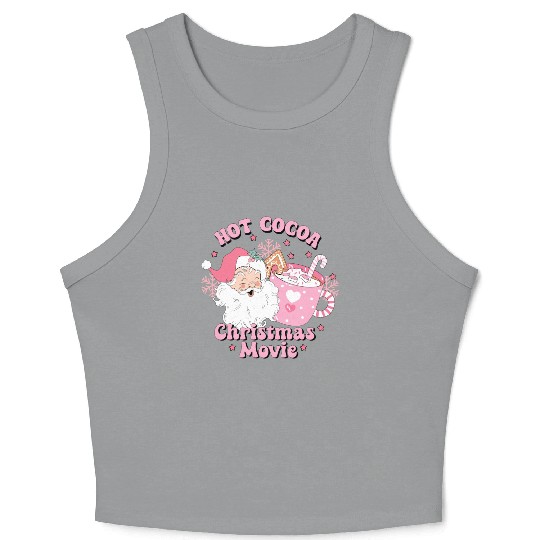 HOT COCOA CHRISTMAS MOVIE Crop Tank Top