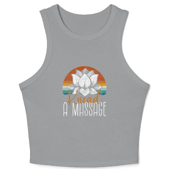 Spa Meditation Massage Youth Crop Tank Top