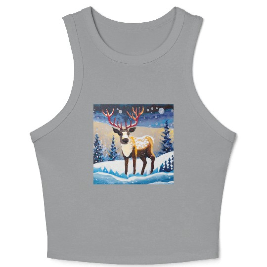 A raider and the night Crop Tank Top