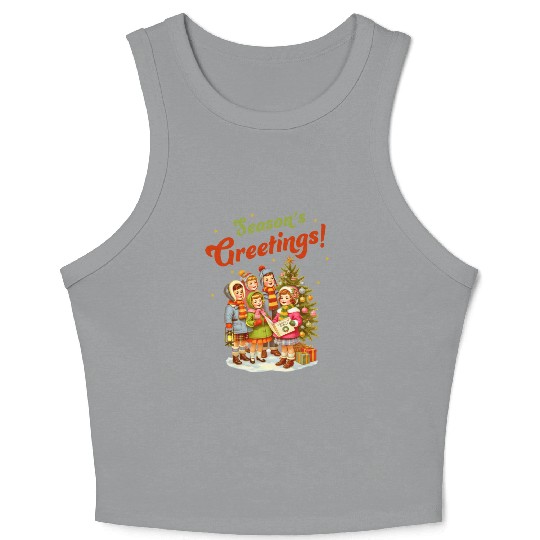 Seasons Greetings Crop Tank Top