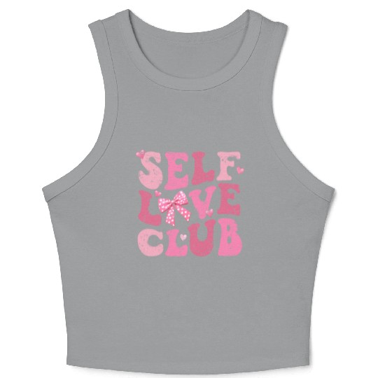 Self Love Club, Valentine Retro Crop Tank Top
