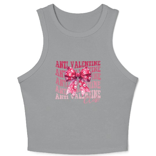 Anti Valentine Club Crop Tank Top