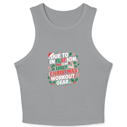 Inflation-Proof Christmas Workout Crop Tank Top