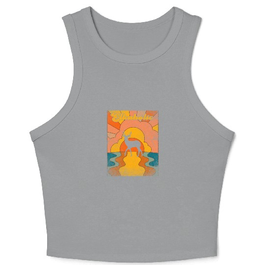 Elk Hunting Elkaholic Hunters Crop Tank Top