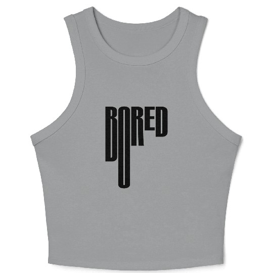 Bored Crop Tank Top