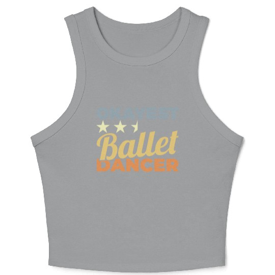 Average Ballet Dancer Crop Tank Top