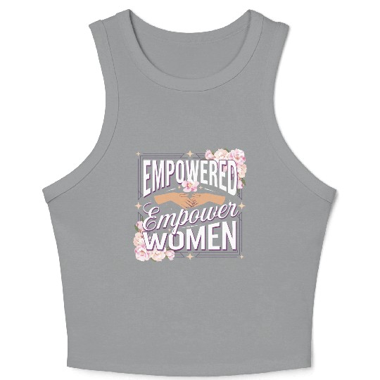 strength in sisterhood Crop Tank Top