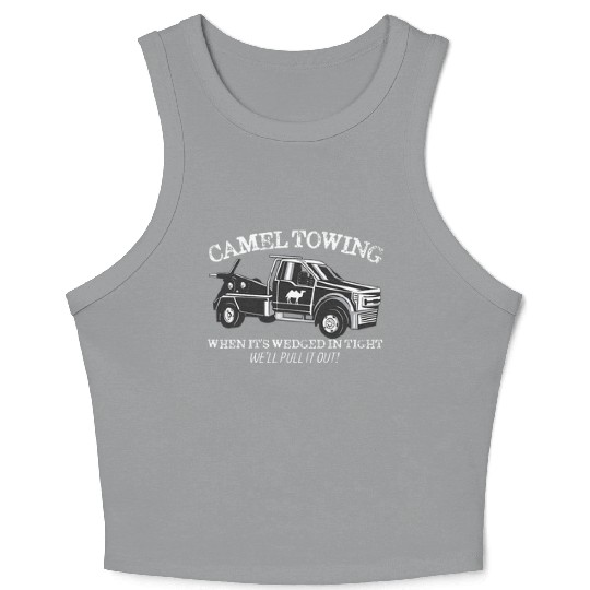 Retro Camel Towing Crop Tank Top