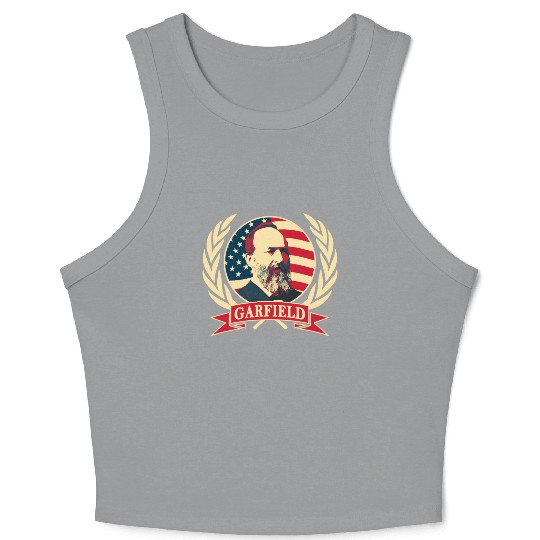 President James Abraham Garfield Crop Tank Top