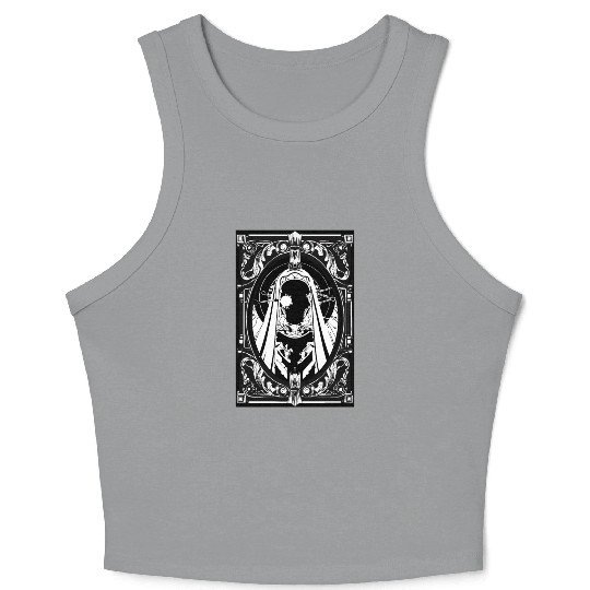 Saint Robot Art Nouveau Crop Tank Top