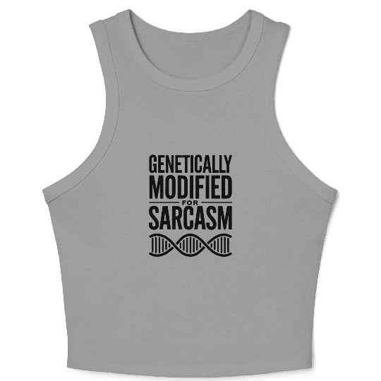 Sarcastic Genealogy DNA Test Genetics Biologist Crop Tank Top