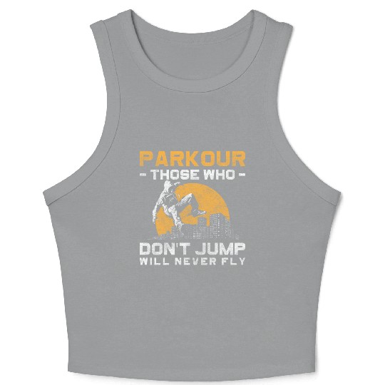 Freerunning Extreme Sport Underground Stunt Crop Tank Top