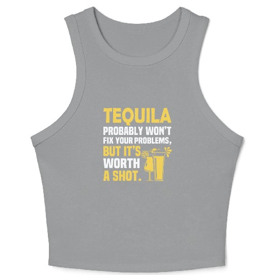 Tequila Probably Won't Fix Your Problems, But It's Crop Tank Top