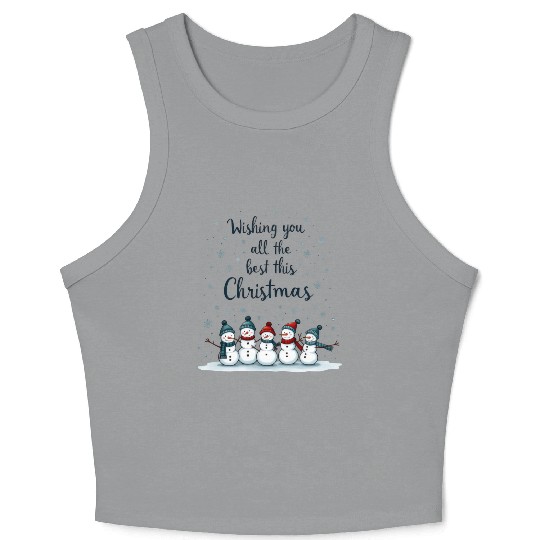Wishing you all the best this christmas Crop Tank Top
