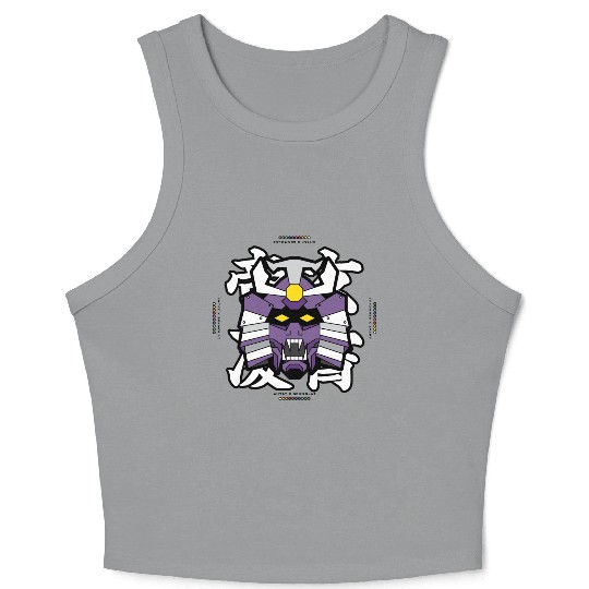 SEKMOLAI - Samurai Purple Crop Tank Top