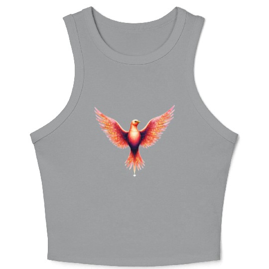 Celestial Flamebird Crop Tank Top