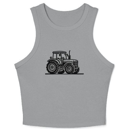 Tractor Farm Farmer agriculture Crop Tank Top