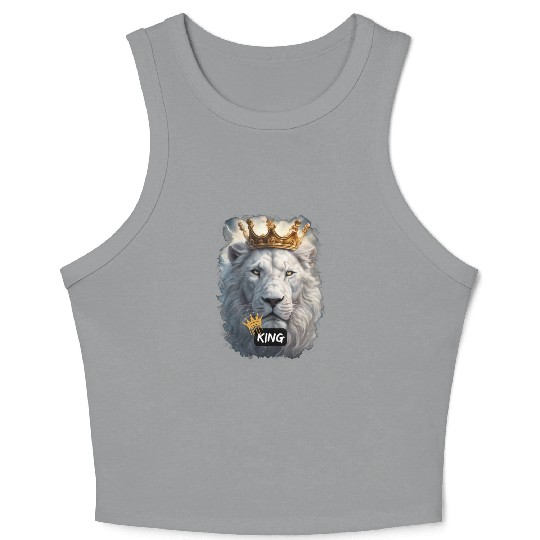 lion of judah king Crop Tank Top