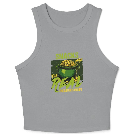 St Patricks Day Snacks Are the Real Treasures in Crop Tank Top