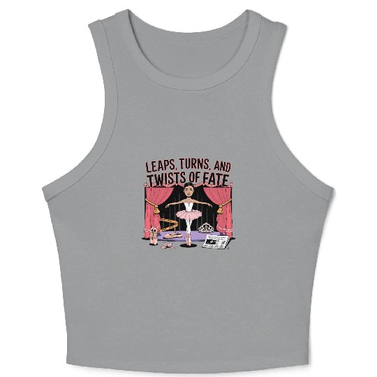 Leaps Turns Twists of True Fate True Crime Crop Tank Top