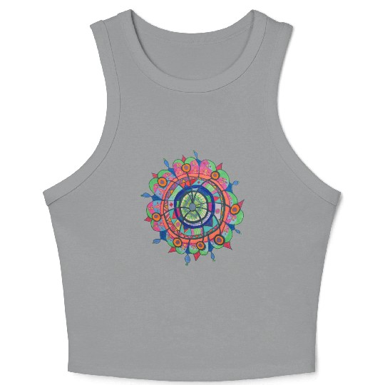 Jmur mandala Crop Tank Top