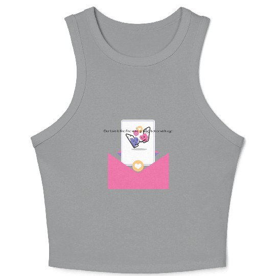Getting Better with Age Valentine Day Crop Tank Top