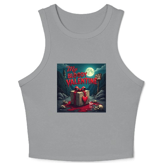 My bloody Valentine Crop Tank Top