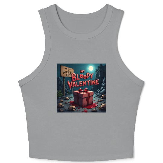 My bloody Valentine Crop Tank Top