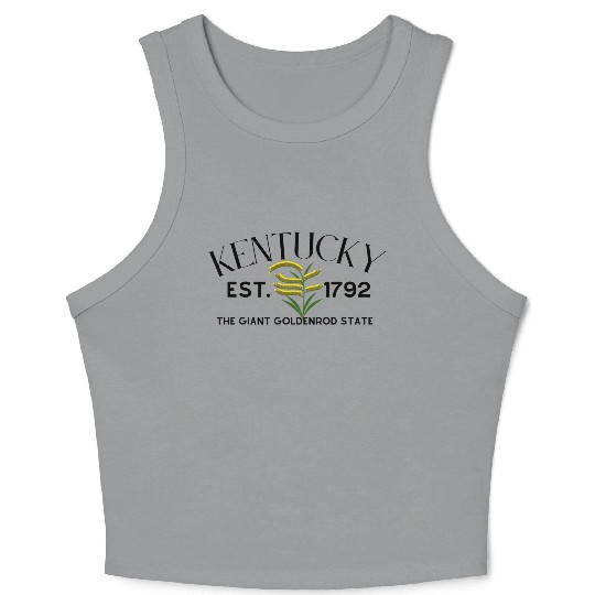 Kentucky Giant Goldenrod State Crop Tank Top