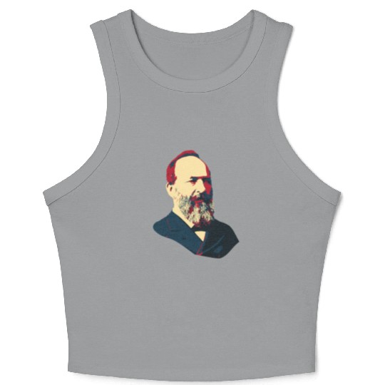 President James Abraham Garfield Crop Tank Top
