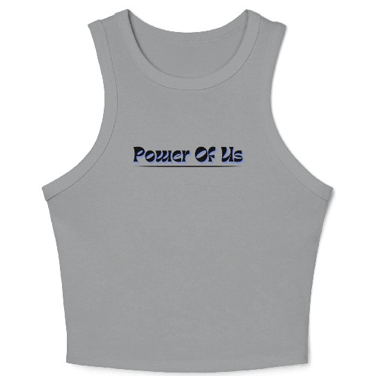 Power of us team spirit Crop Tank Top