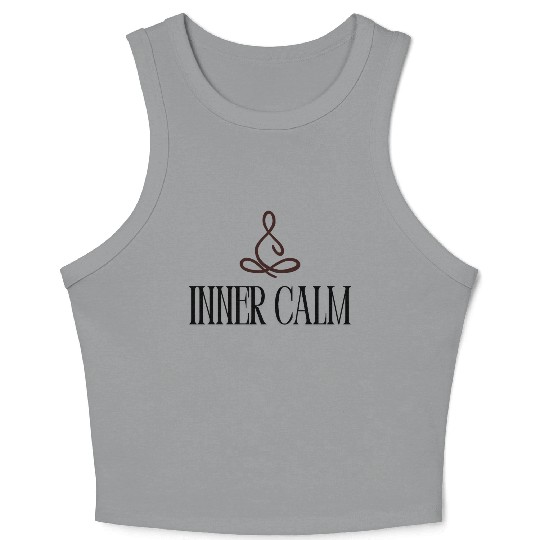 Inner calm yoga Crop Tank Top
