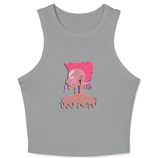 Punk Medusa Crop Tank Top