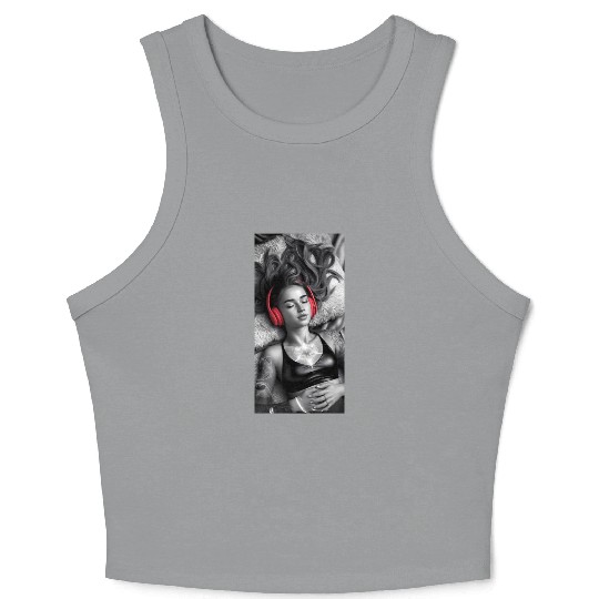 Aural Nirvana Crop Tank Top