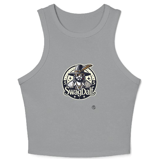 Swagdalf – The Swaggin' 70s Pimp Wizard Crop Tank Top