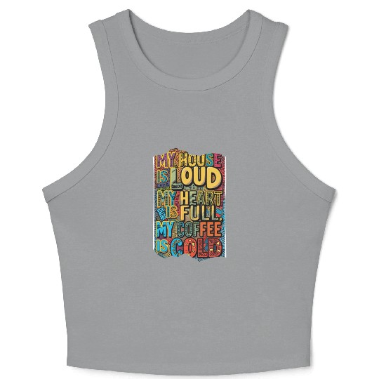 Parenting on hard mode Neurodivergent edition Crop Tank Top