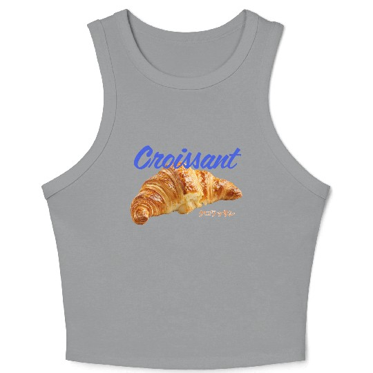 Croissant Lover Crop Tank Top