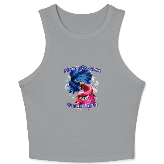 Theres Nothing More Devastating Bobber Sayings Crop Tank Top
