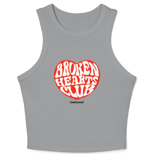 Broken Hearts Club Crop Tank Top