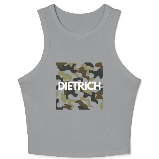 Dietrich Name Crop Tank Top Men Good Quality Camouflage