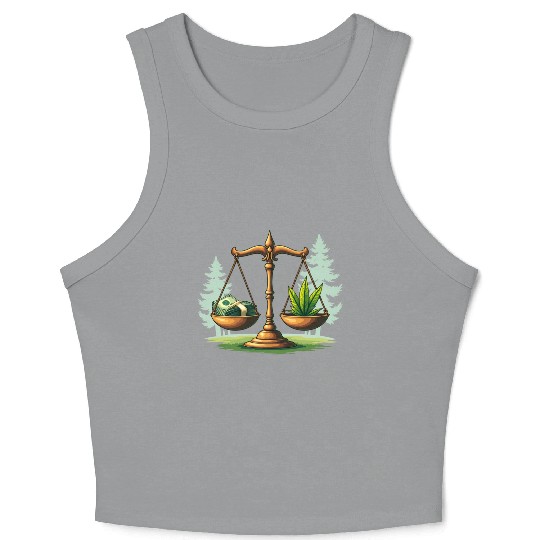 Eco Balance – Nature & Economy in Harmony Crop Tank Top