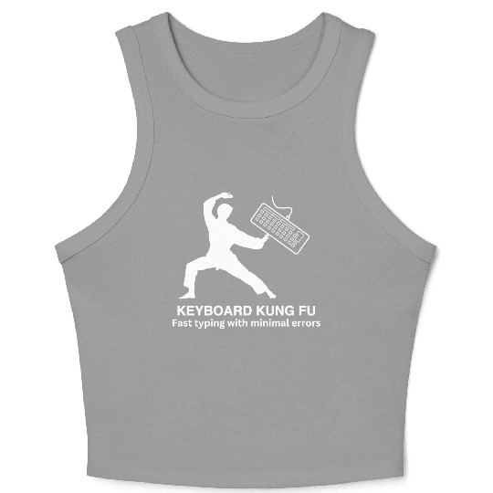 KEYBOARD KUNG FU Crop Tank Top