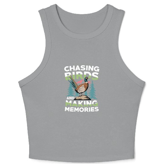 Pheasant Hunting for Hunters Crop Tank Top
