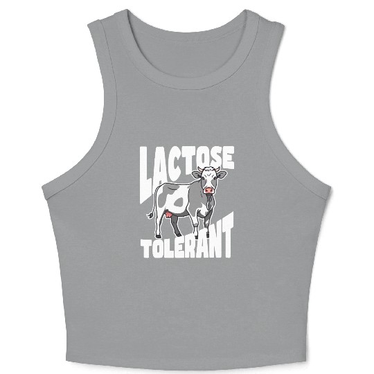 Lactose Tolerant – Built Different Crop Tank Top