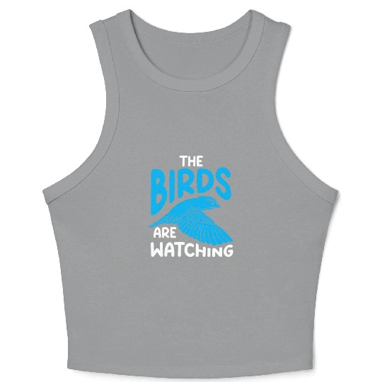 Bird Watching Cute Bird Lover Crop Tank Top