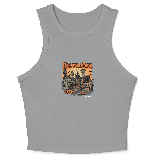 Halloween Town Crop Tank Top