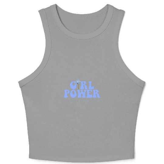 girl power Crop Tank Top