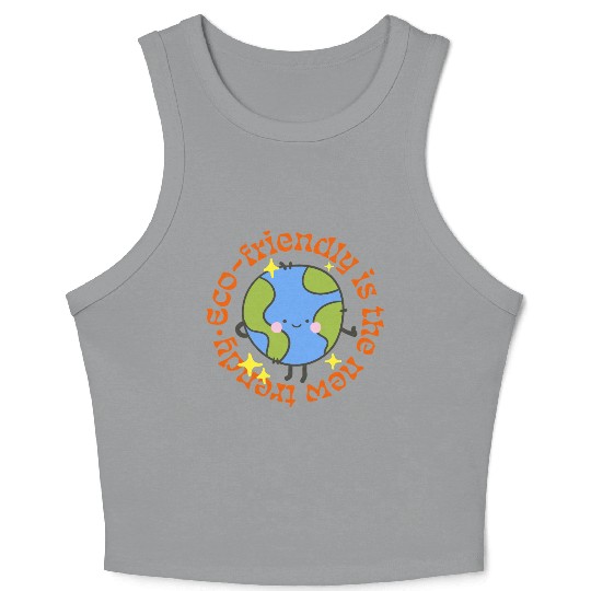 Eco-Friendly World Design Crop Tank Top